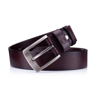 BULLCAPTAIN Genuine Leather Belt for Men Classic Retro