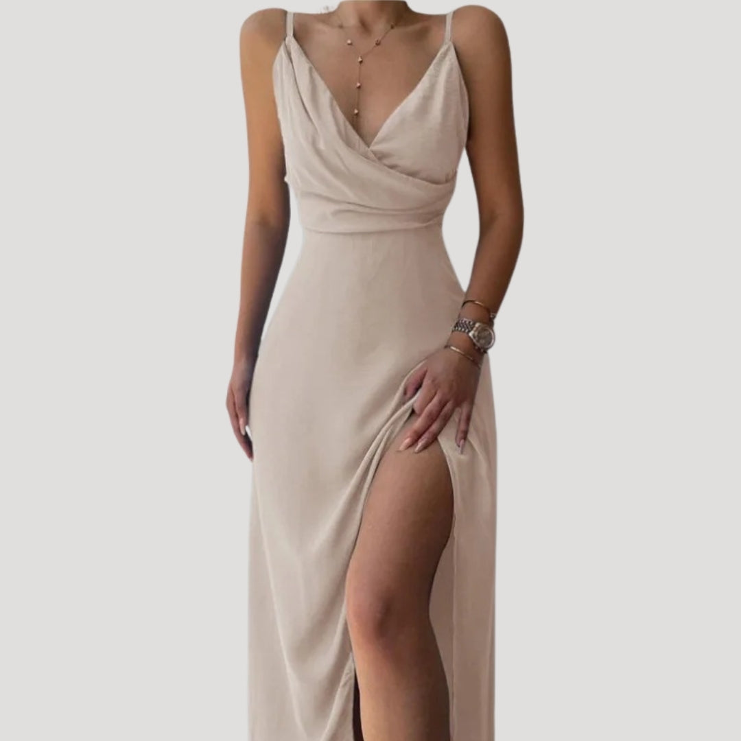 Chloe | Women Wedding Guest Slit Maxi Dress 1