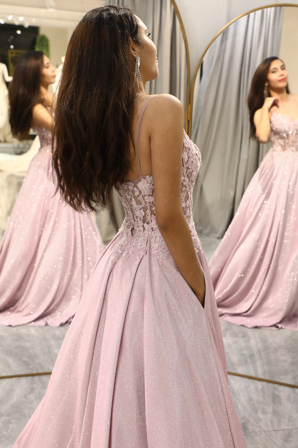 Daisy | Women Wedding Guest Embellished Maxi Dress 1