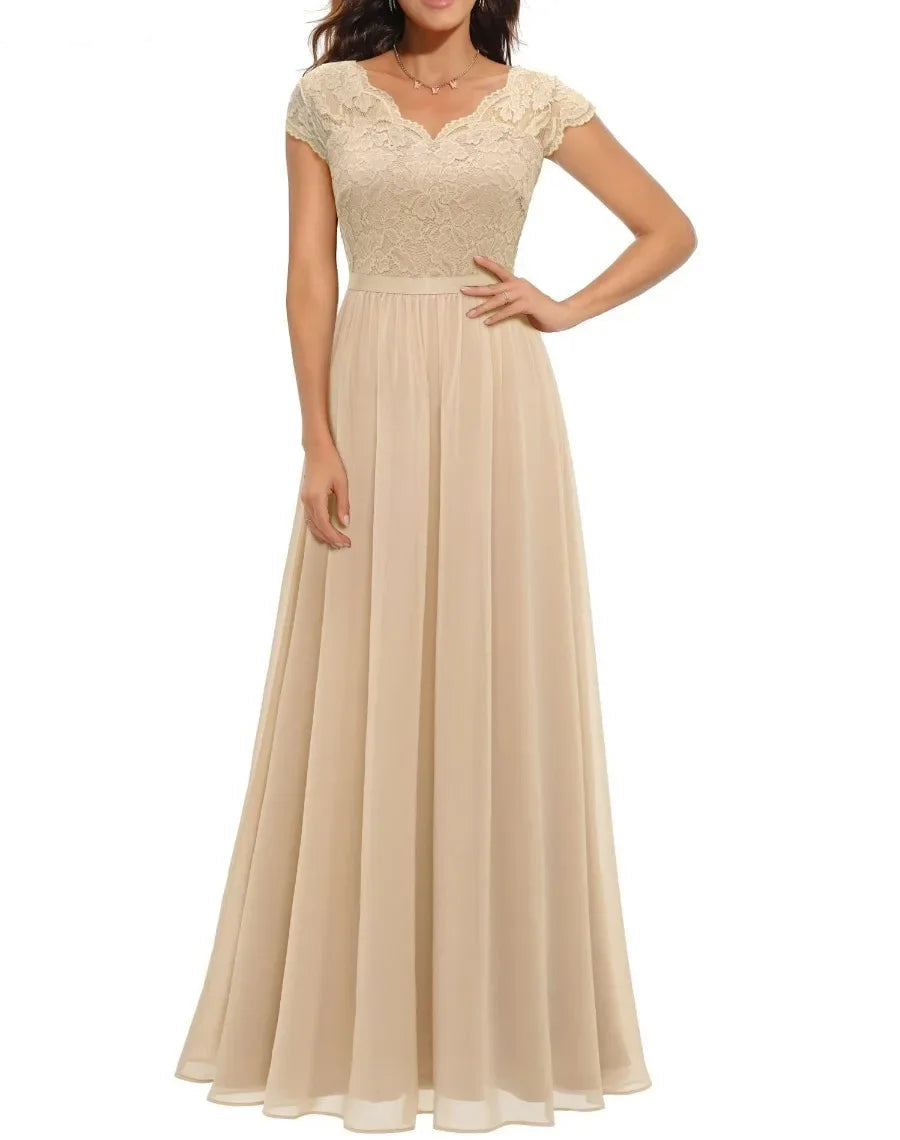 Diane™ | Women’s Elegant Lace Long Dress 1