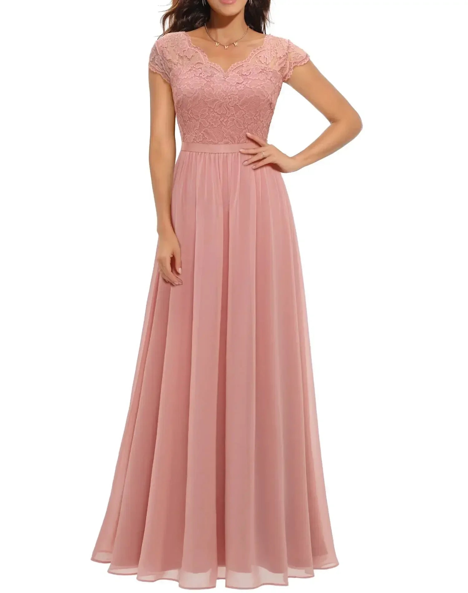 Diane™ | Women’s Elegant Lace Long Dress 5