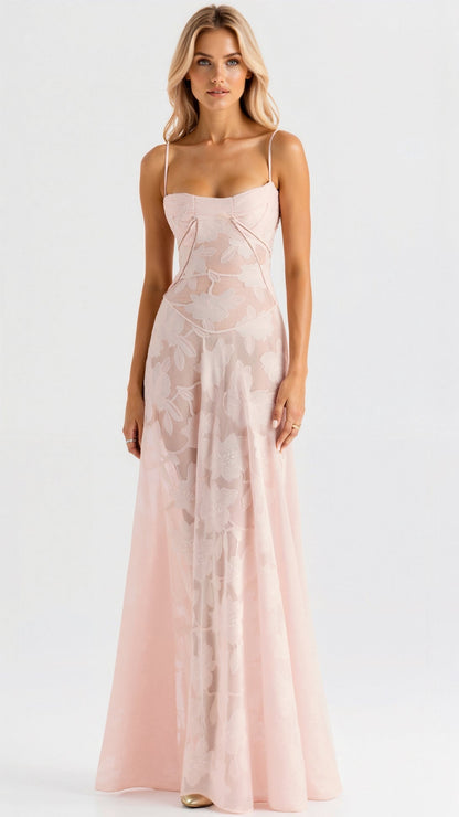 Donna | Women Wedding Guest Bustier Maxi Dress 1