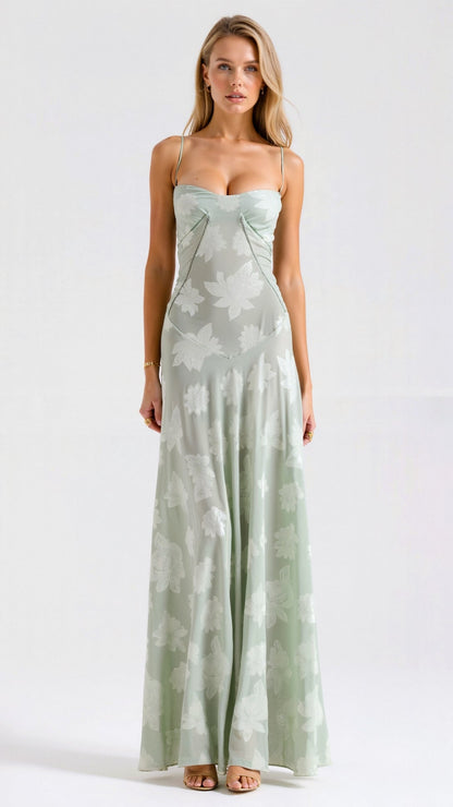 Donna | Women Wedding Guest Bustier Maxi Dress 5