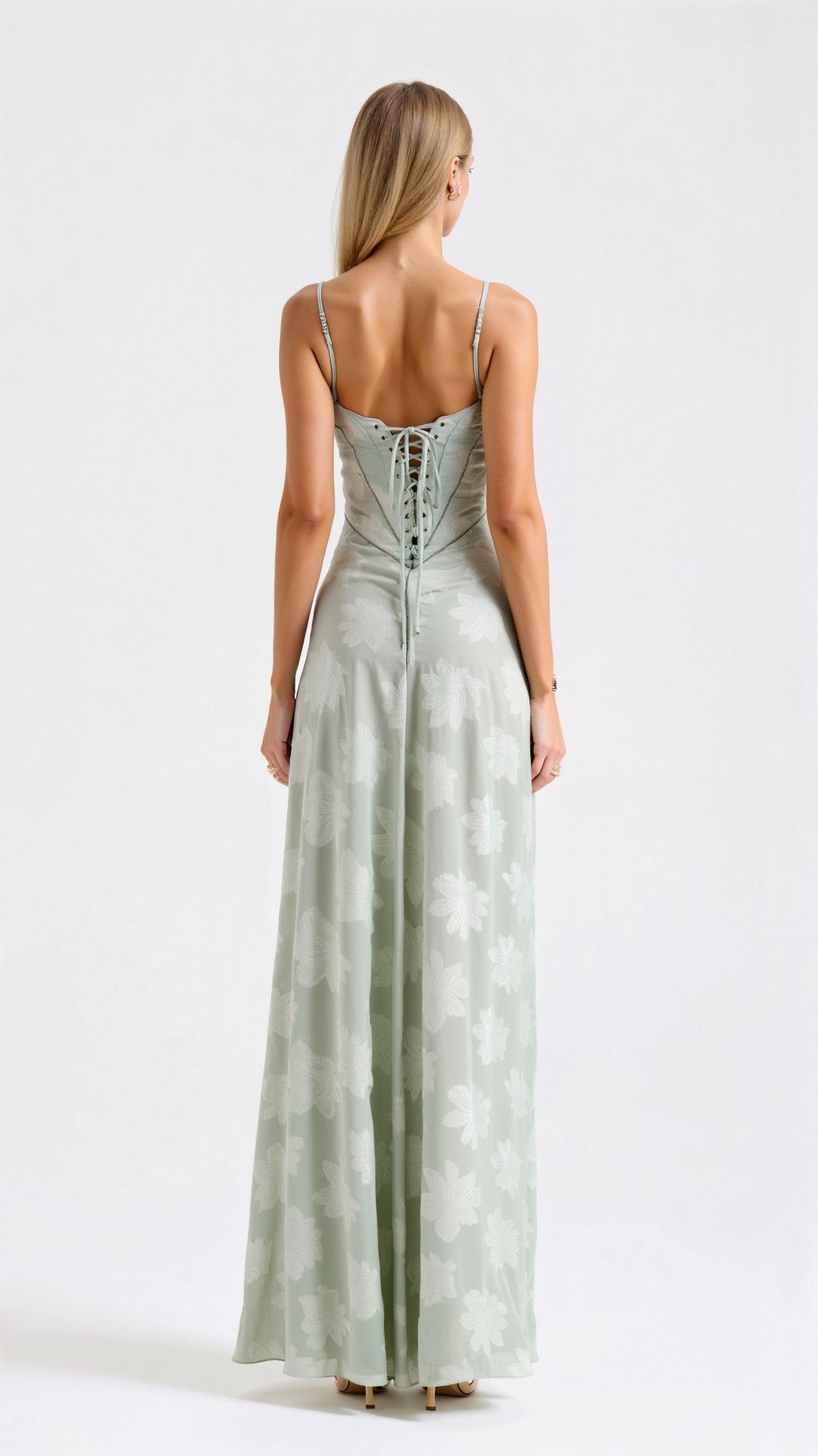Donna | Women Wedding Guest Bustier Maxi Dress 6