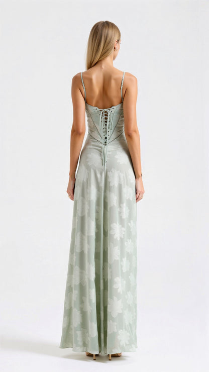 Donna | Women Wedding Guest Bustier Maxi Dress 6