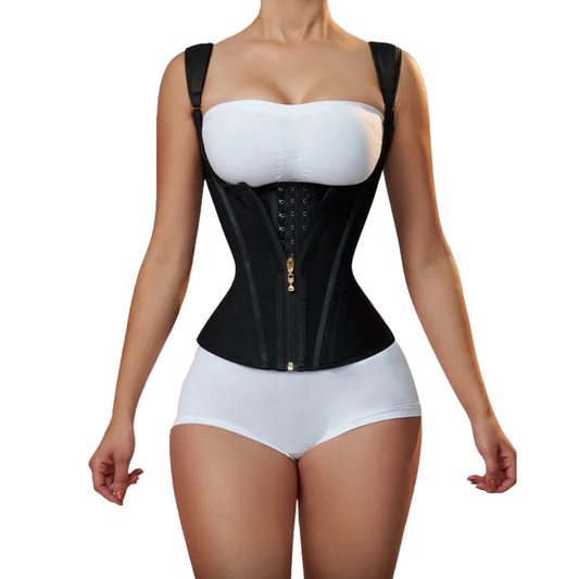 Ultimate Double Compression Waist Trainer Corset – Sculpt, Slim, & Support