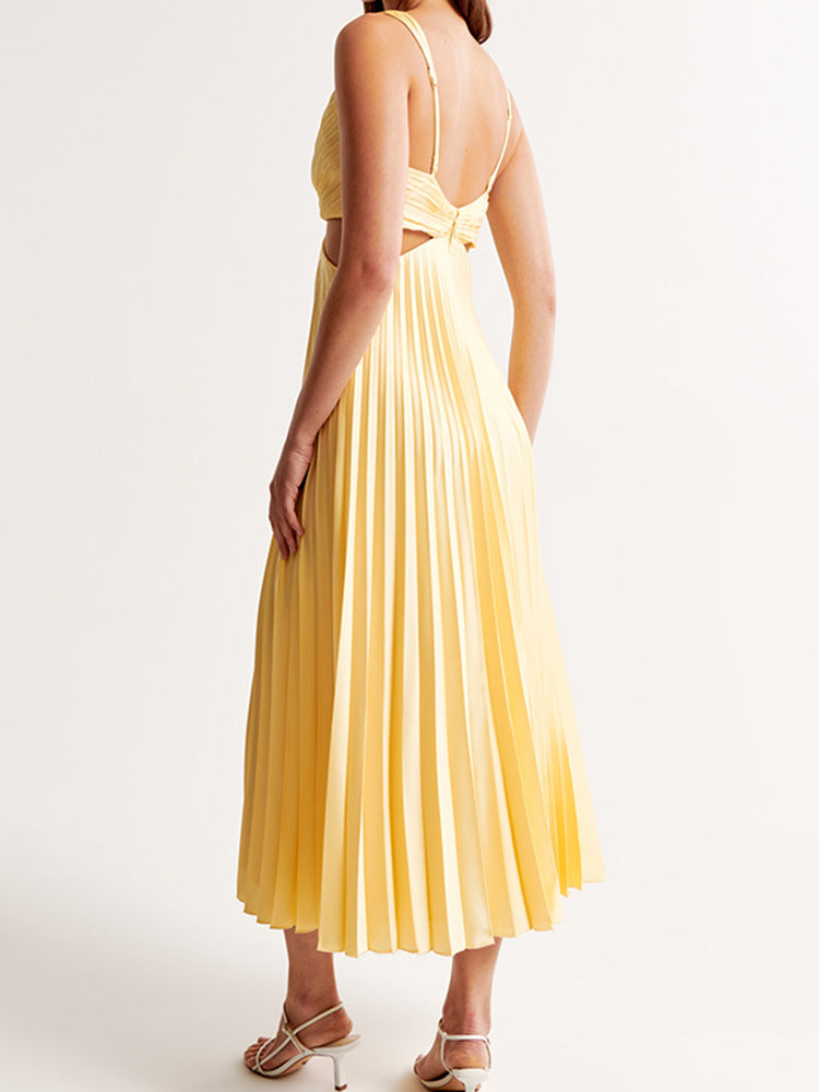 Elle | Women's Wedding Guest V-Neck Maxi Dress Evening 3