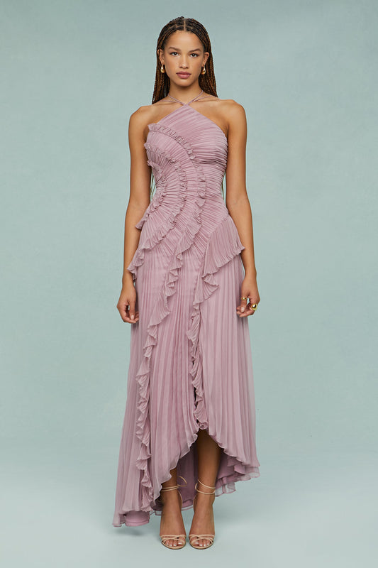 Estelle™ | Elegant Halter Dress 0