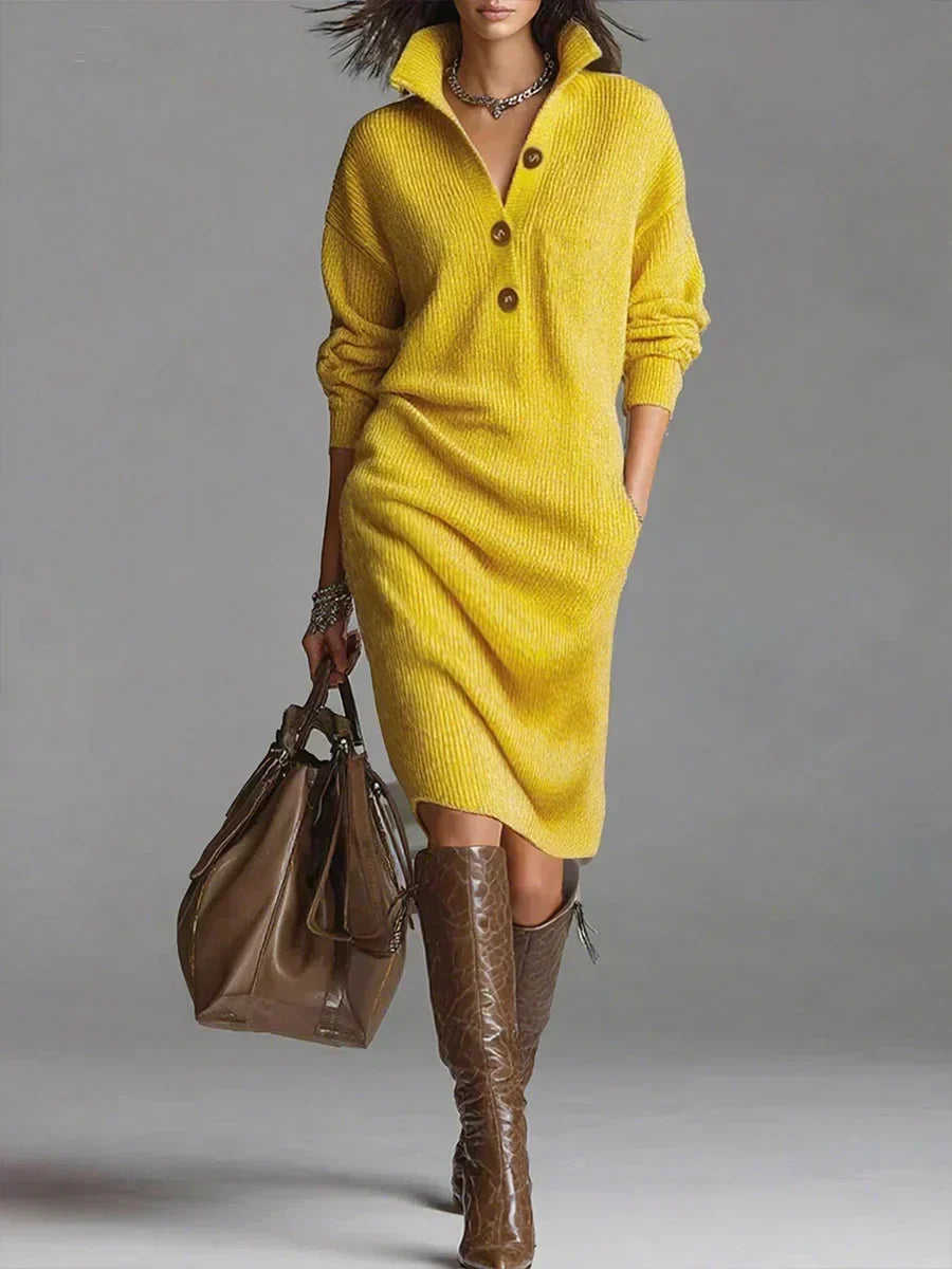 Fatima™ | Chic Sweater Dress 0