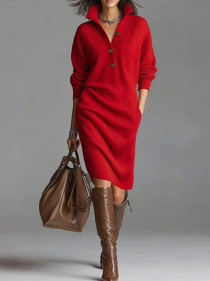 Fatima™ | Chic Sweater Dress 1