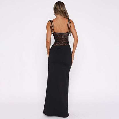Felicia™ | Long Dress with Lace Detail 6