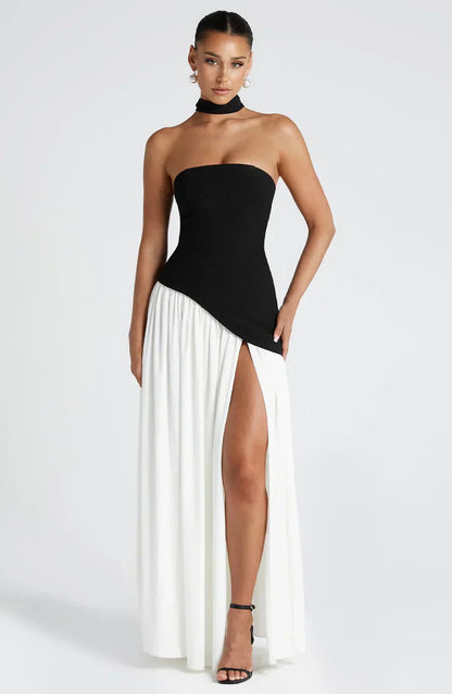 Fiona | Women Wedding Guest Asymmetric Maxi Dress 3