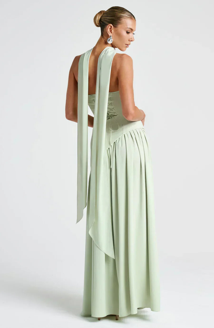 Fiona | Women Wedding Guest Asymmetric Maxi Dress 8