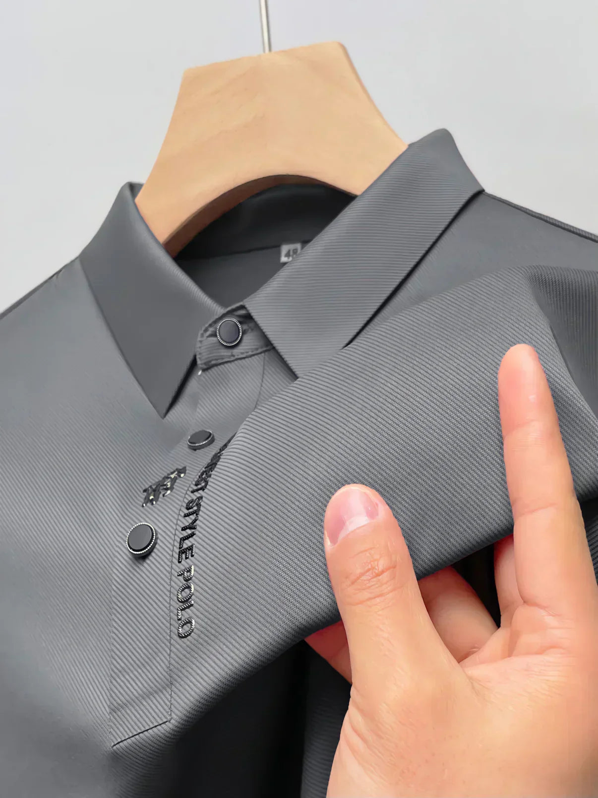 Henry | Men’s Marine Blue Cotton Polo Shirt | Breathable, Modern Fit | Everyday Wear 6