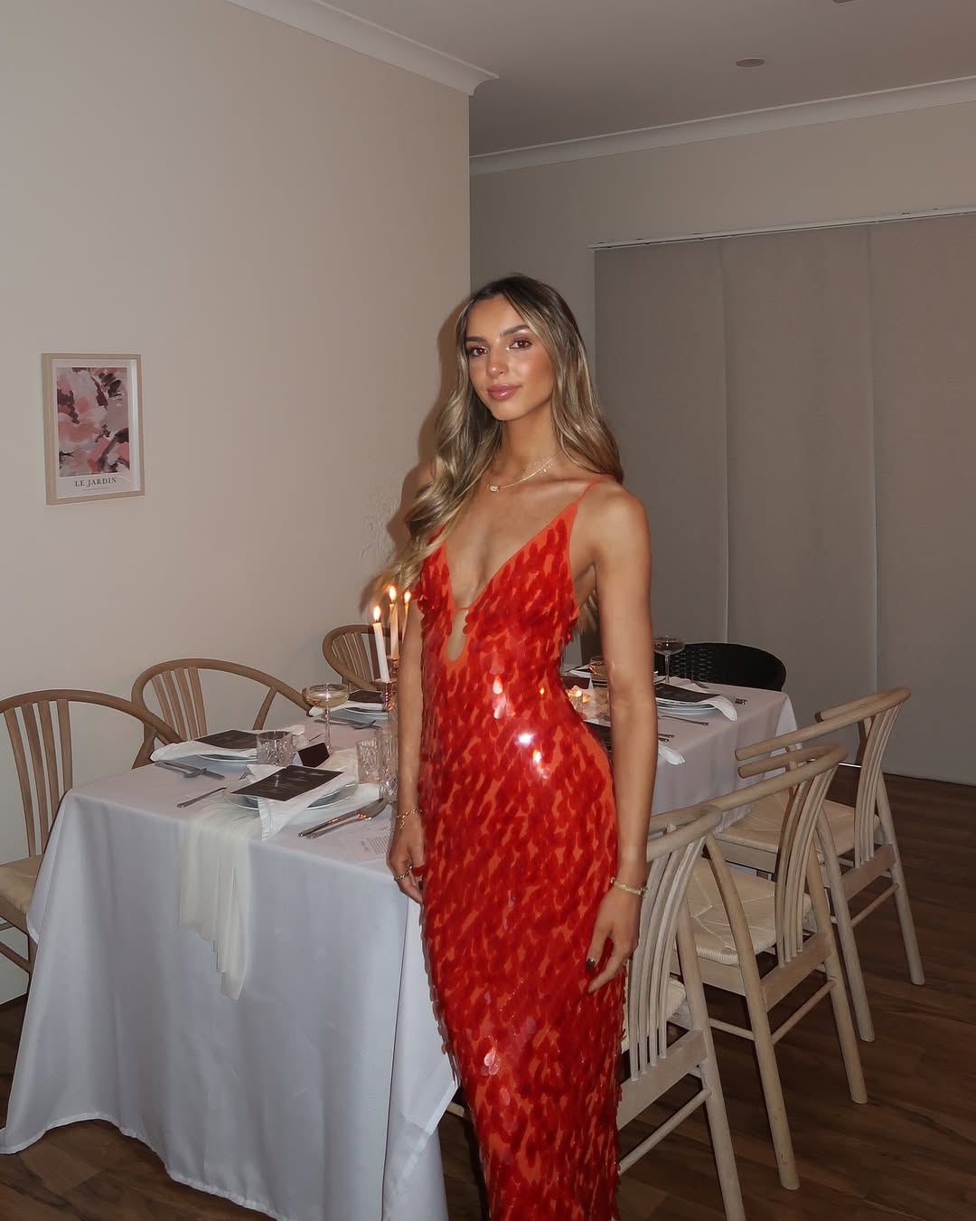 Holly | Women's Wedding Guest Sequin Backless Dress 3