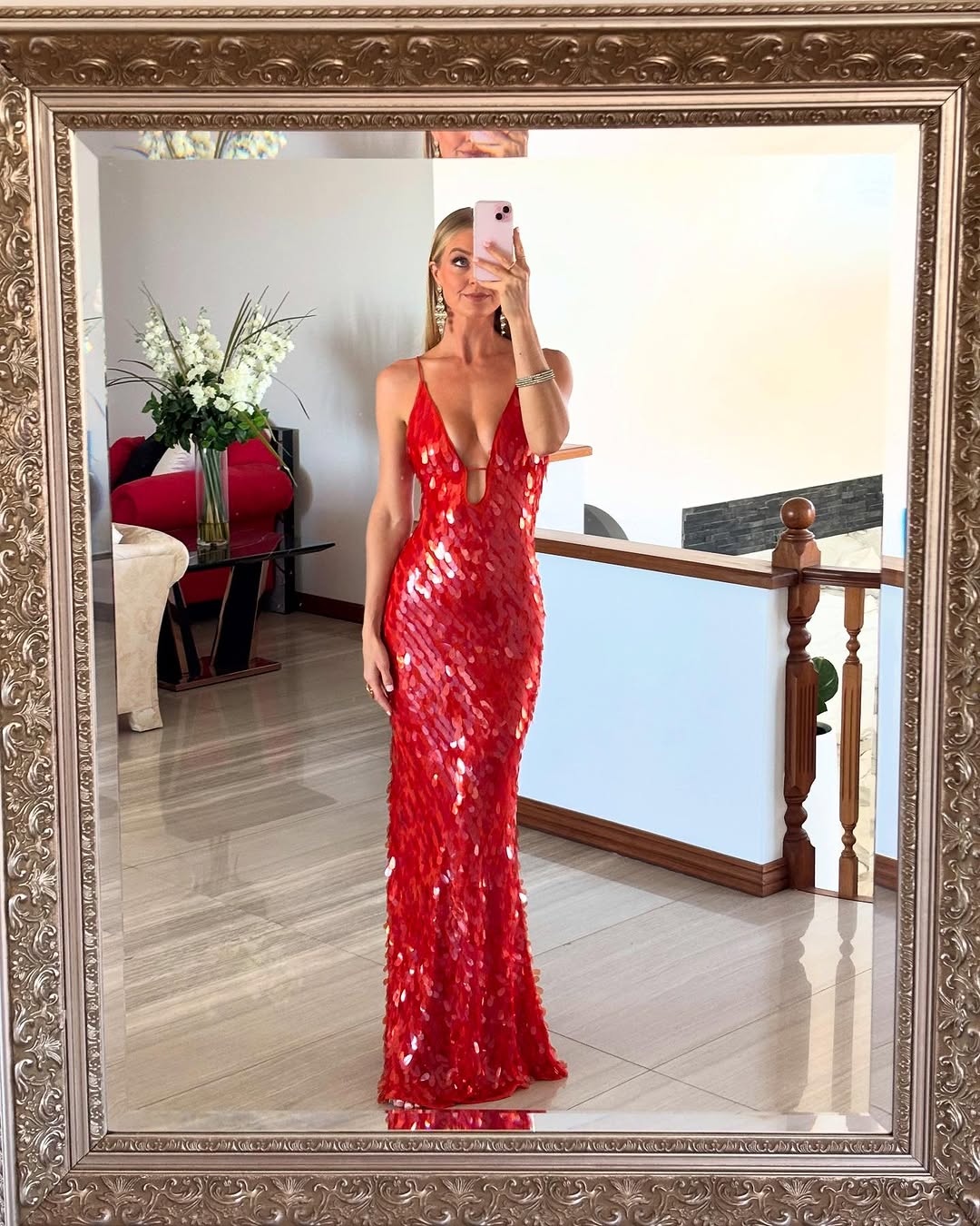 Holly | Women's Wedding Guest Sequin Backless Dress 5