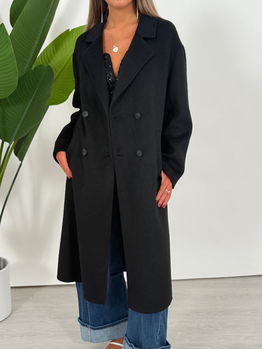 V-neck Contrasting Color Splicing Chic Dress