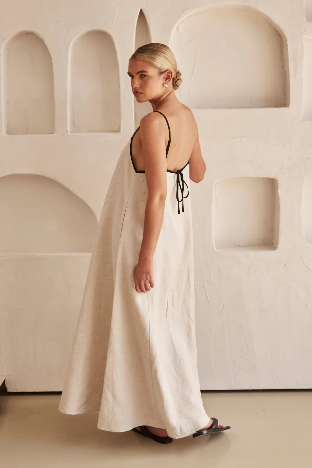 Jessica | Women's Spaghetti Strap Maxi Wedding Guest Dress 5