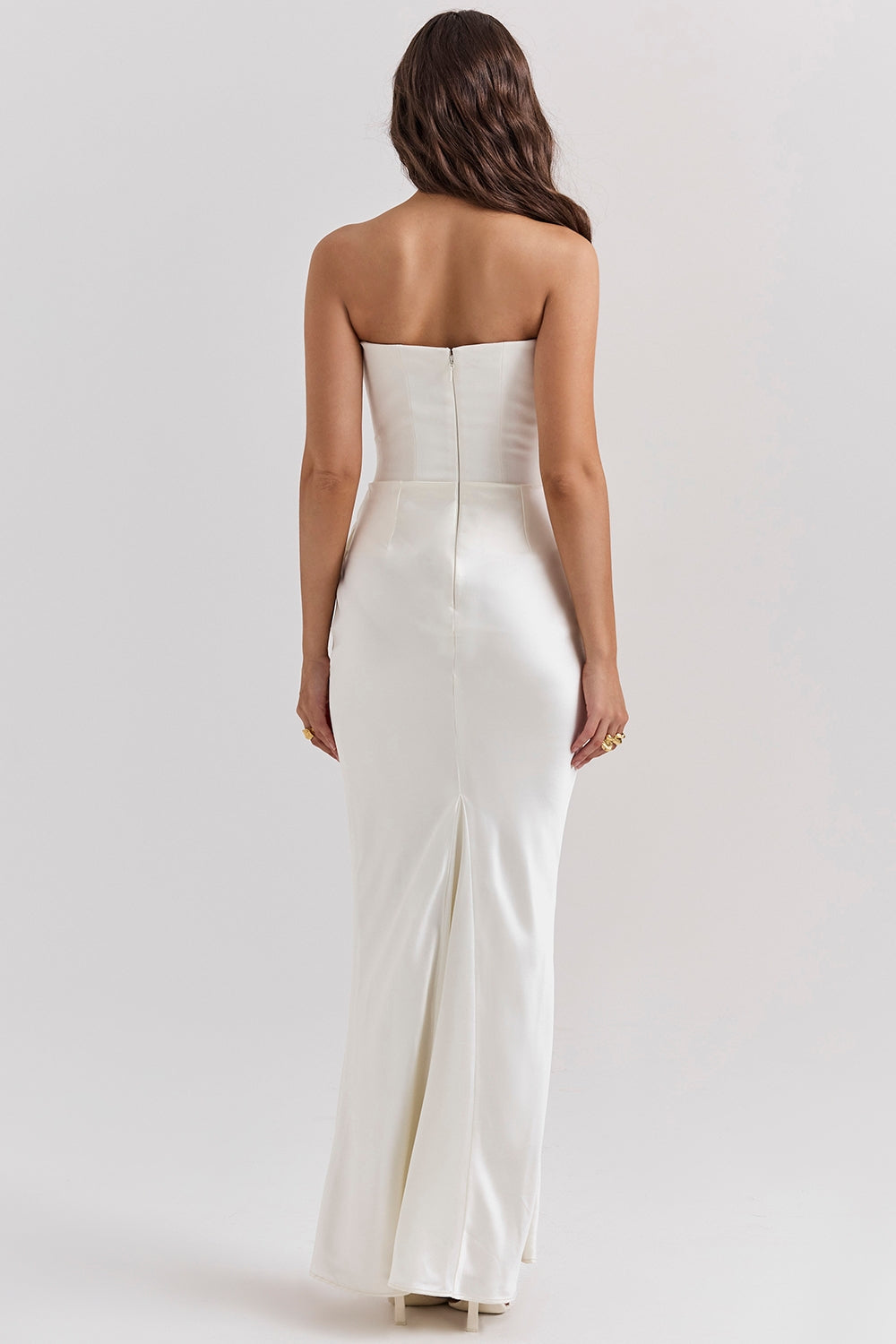 Joanna | Women Wedding Guest Strapless Maxi Dress 8