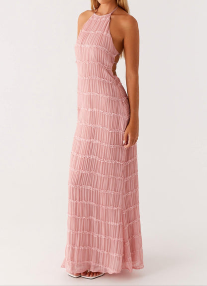 Jolene™ | Elegant Halter Maxi Dress 1