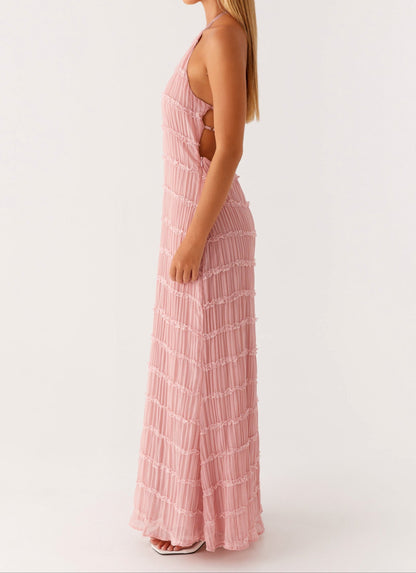 Jolene™ | Elegant Halter Maxi Dress 7