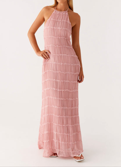 Jolene™ | Elegant Halter Maxi Dress 8