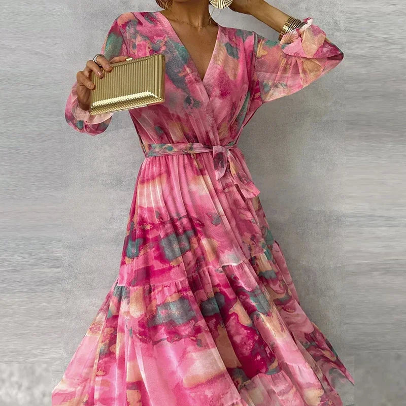Katie™ | Elegant Floral Handmade Dress 1