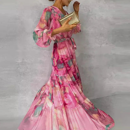 Katie™ | Elegant Floral Handmade Dress 2