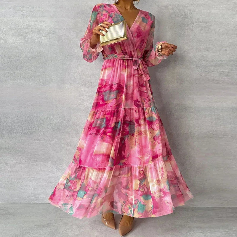 Katie™ | Elegant Floral Handmade Dress 4
