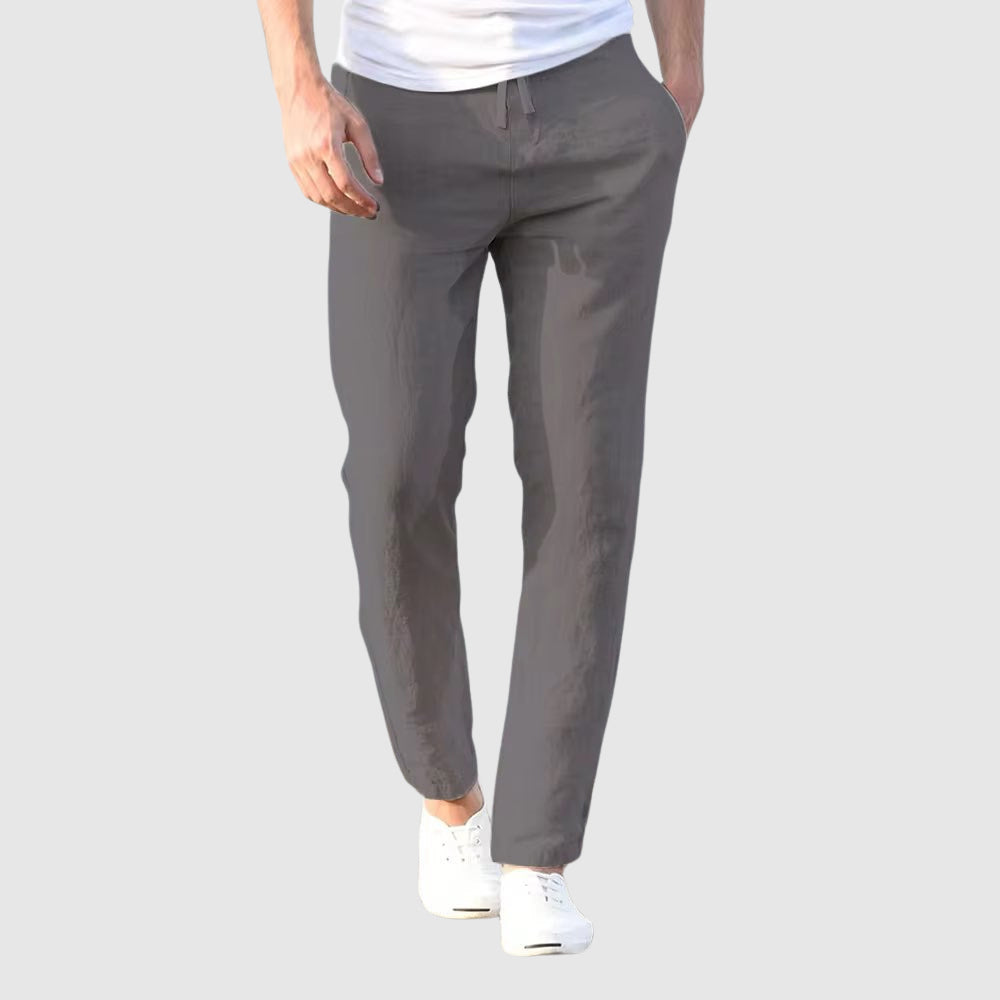 Coastal Ease Linen Pants Olympus London