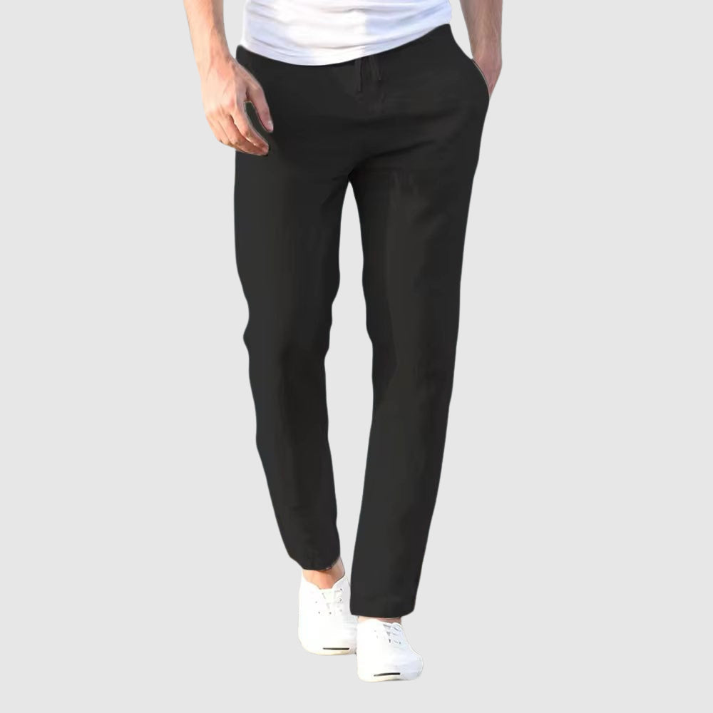 Coastal Ease Linen Pants Olympus London