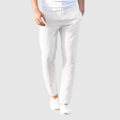 Coastal Ease Linen Pants Olympus London