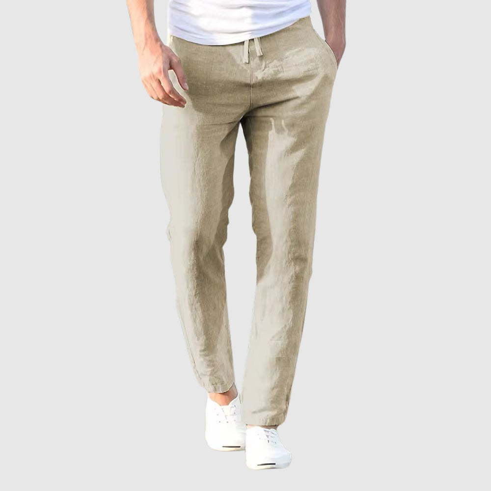 Coastal Ease Linen Pants Olympus London
