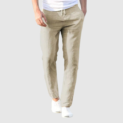 Coastal Ease Linen Pants Olympus London