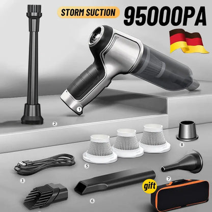 Most Powerful Cordless Car Vacuum Cleaner BULLCAPTAIN
