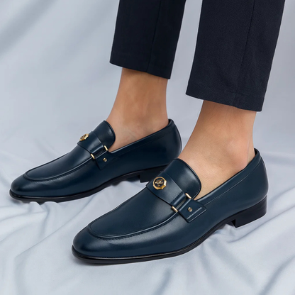Oliver | Men's Black Italian Leather Loafers Casual Cushioned Everyday 3