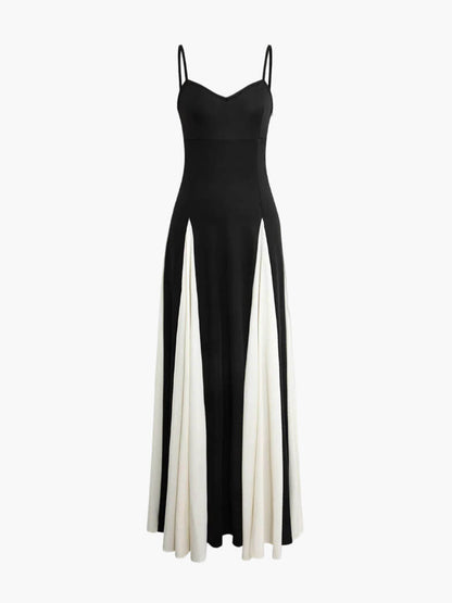 Paloma™ | Elegant Black-and-White Maxi Dress 0