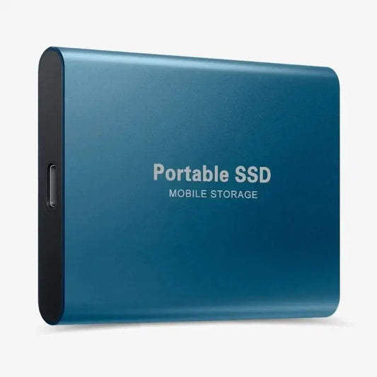 Portable 2 TB external SSD - Ultra Fast SSD external hard drive with USB 3.1 for safe data storage BULLCAPTAIN