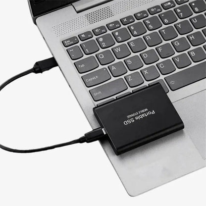 Portable 2 TB external SSD - Ultra Fast SSD external hard drive with USB 3.1 for safe data storage BULLCAPTAIN