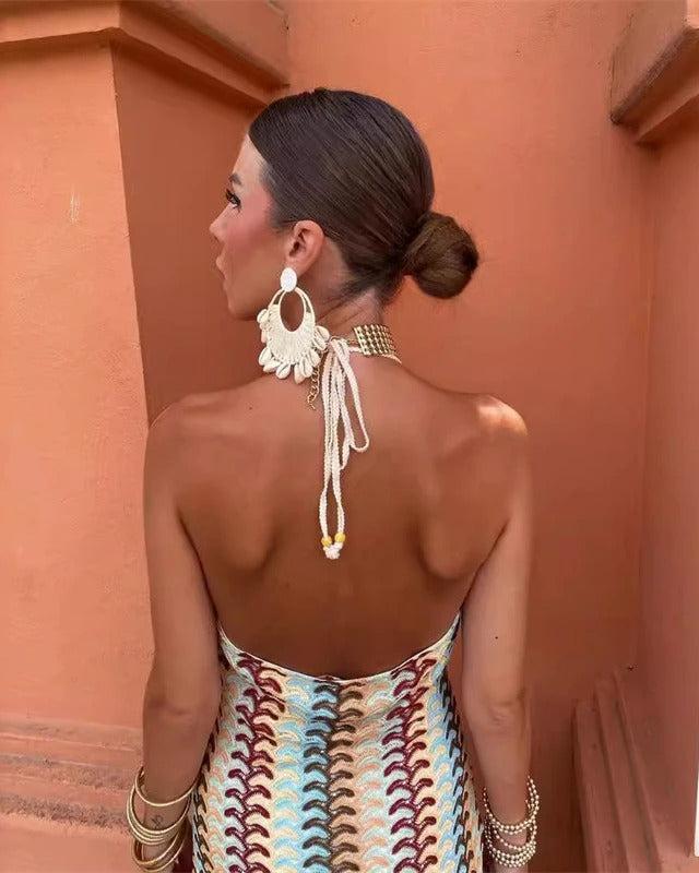 Ruby | Women’s Boho Wedding Guest Beach Maxi Dress 2