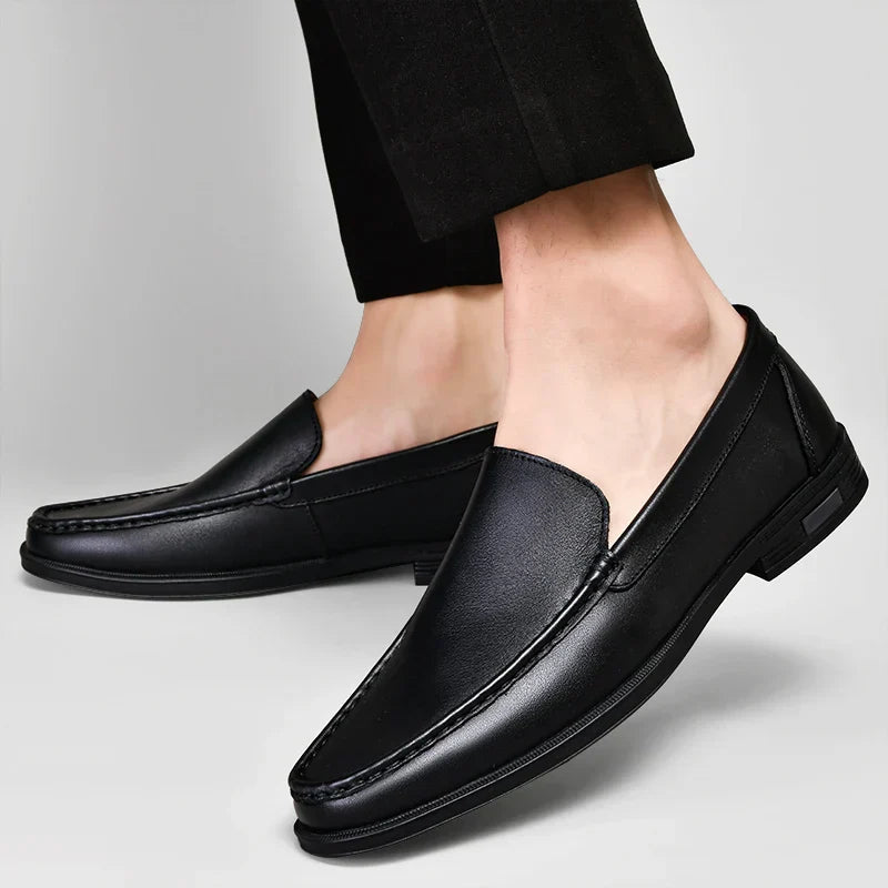 VERONA LEATHER LOAFERS Olympus London