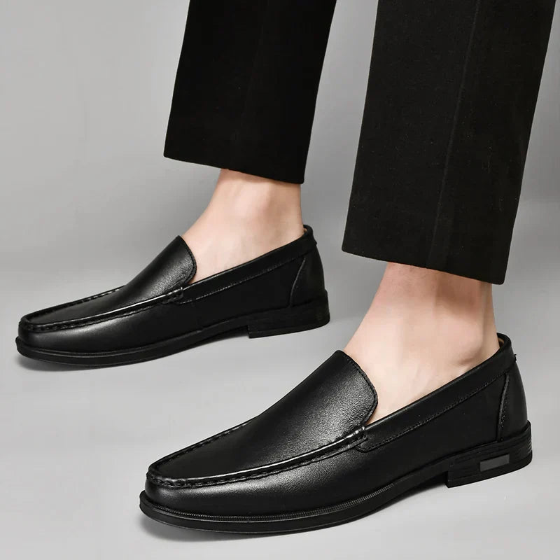 VERONA LEATHER LOAFERS Olympus London