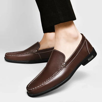 VERONA LEATHER LOAFERS Olympus London