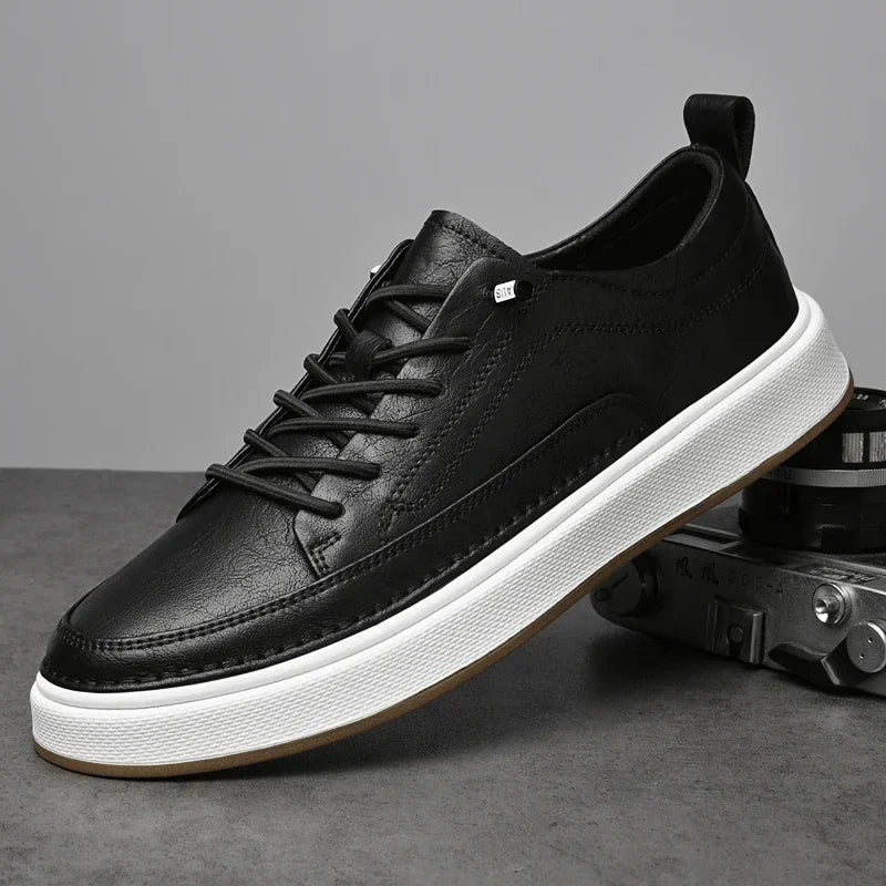 Duncan Genuine Men Leather Sneakers