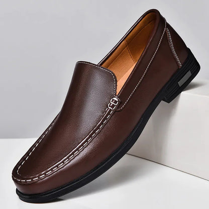 VERONA LEATHER LOAFERS Olympus London