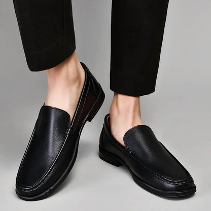 VERONA LEATHER LOAFERS Olympus London