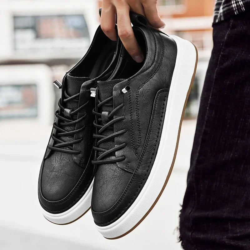 Duncan Genuine Men Leather Sneakers