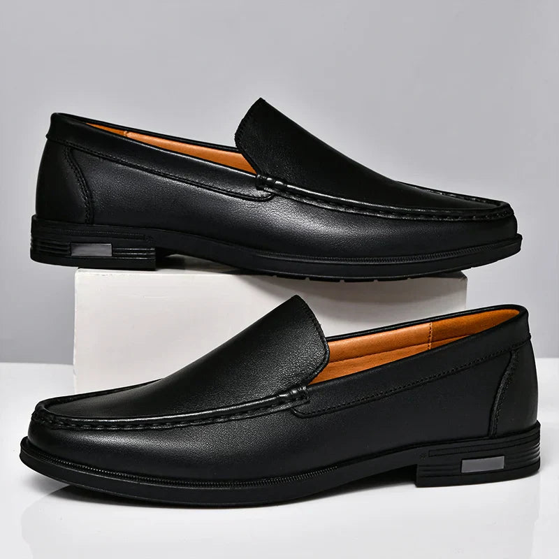 VERONA LEATHER LOAFERS Olympus London