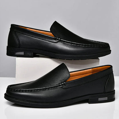 VERONA LEATHER LOAFERS Olympus London