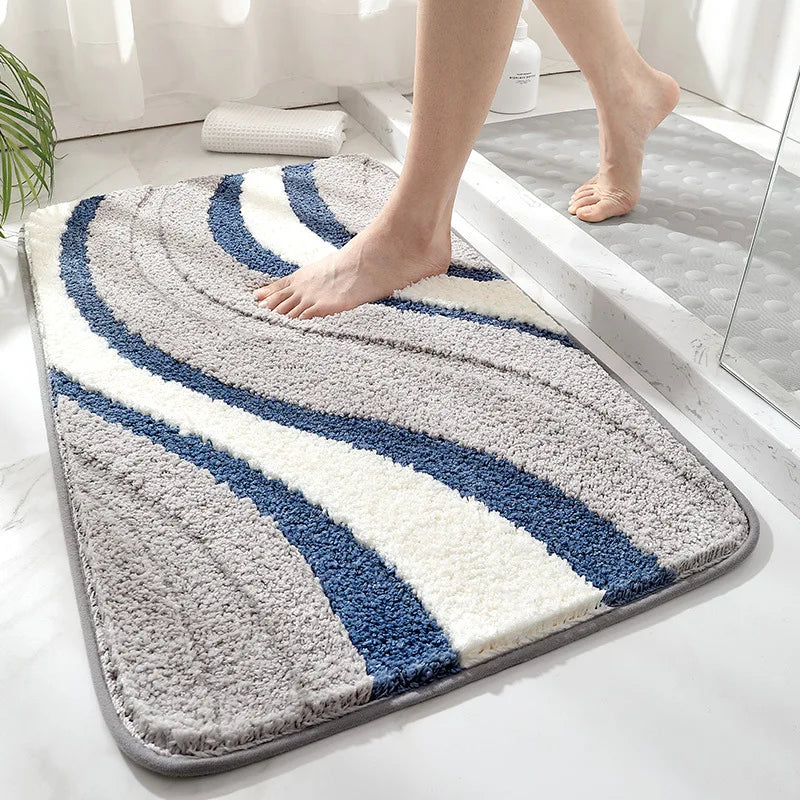 CASHMERE ORGANIC WEAVE BATH RUG Olympus London